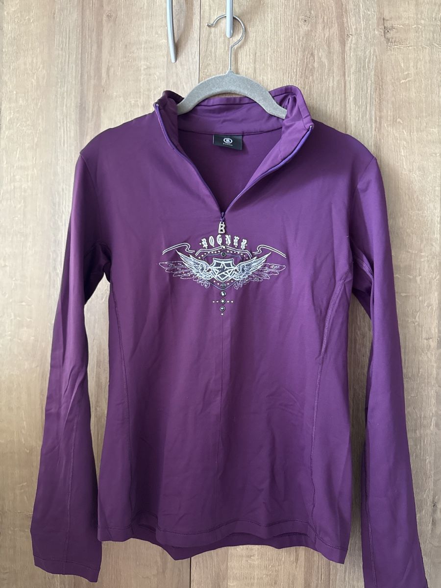 Bogner Maglioni & Felpe: BOGNER Damen Ski-Shirt / First Layer Lila Gr.M – Usato da Grône venduto da ukr_2qbg