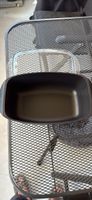 Bratentopf mit Glasdeckel schwarz 32cm Breite guter Zustand