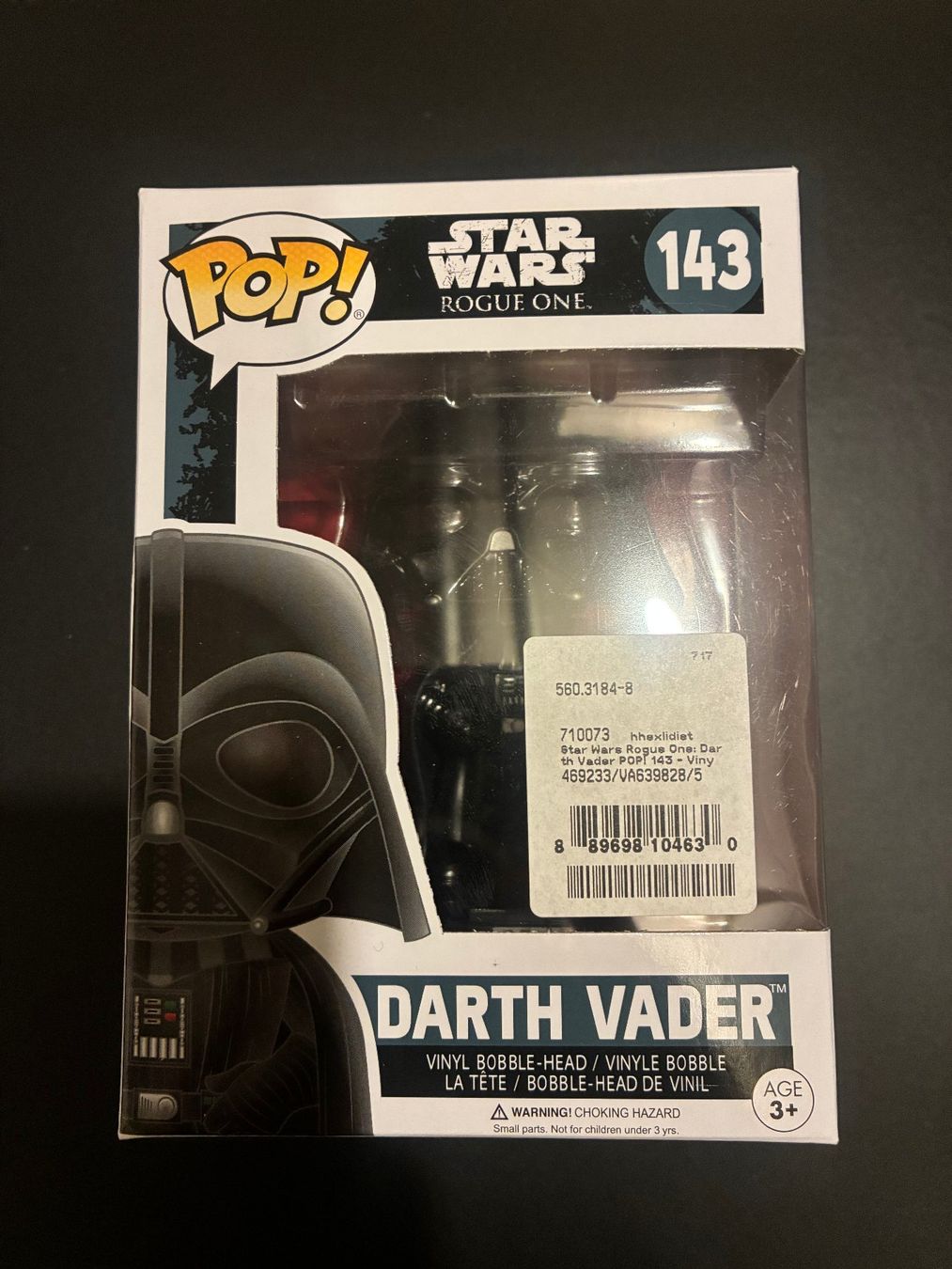 Funko Statuette: Funko Pop Star Wars Rogue One 143 - Darth Vader – Nuovo e nell'imballaggio originale da Baden venduto da Polystyreneman