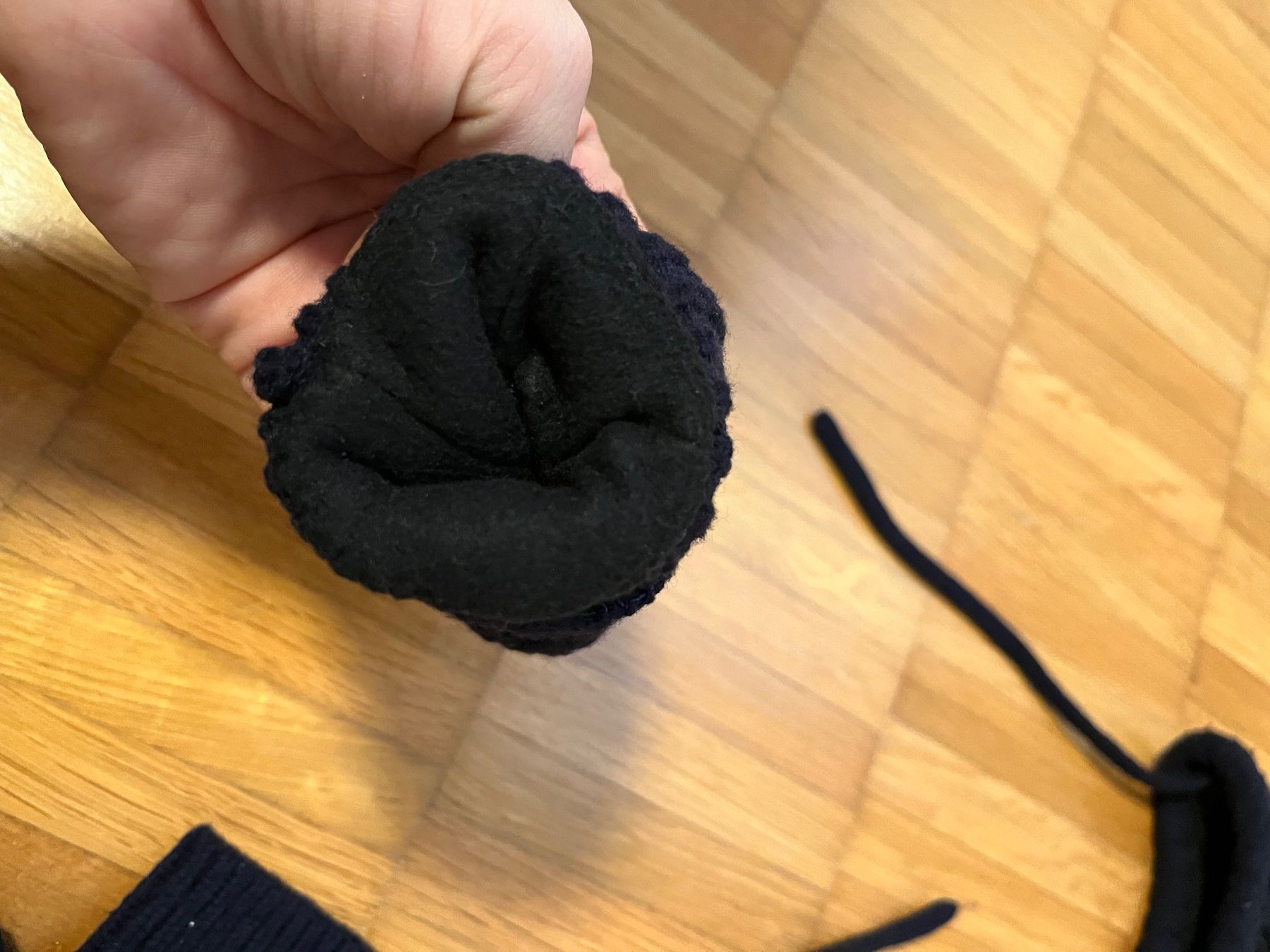 Guanti: H&M Warme Strickmütze + Handschuhe, dunkelblau Gr. 98 – Usato da Jona venduto da Good_luck1_ 7