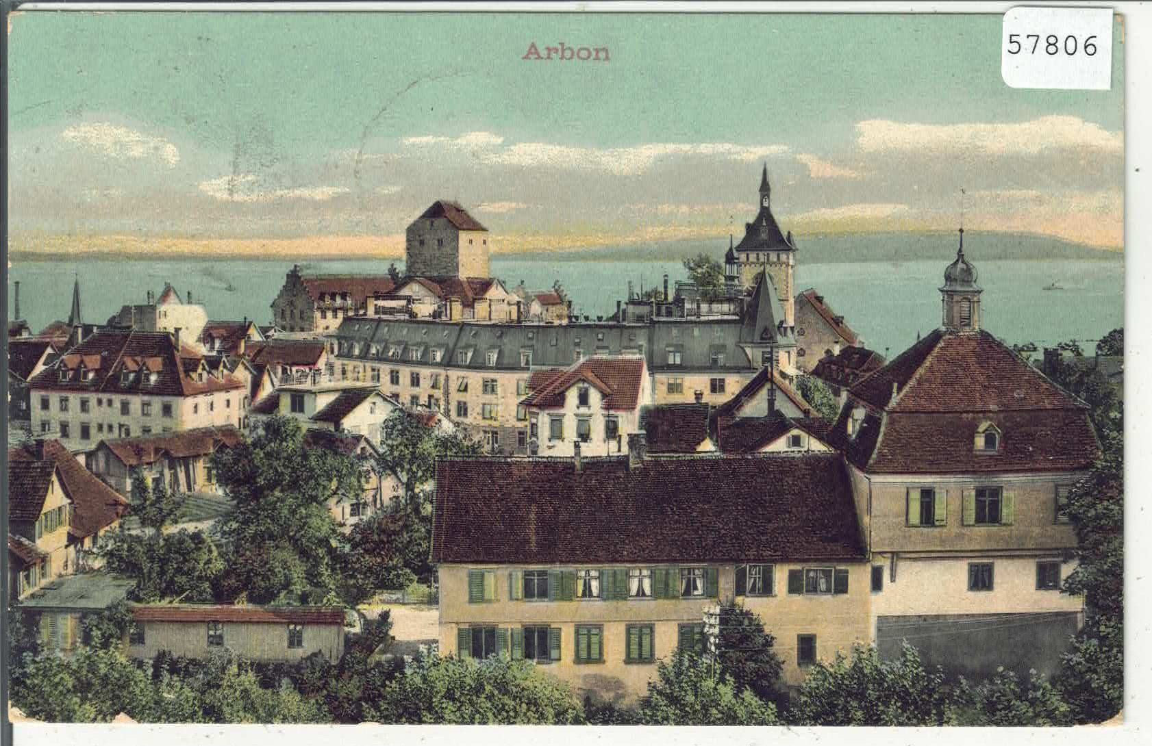 Ansichtskarten: Arbon - Stadtpartie  - Litho – Gebraucht aus Ettingen von Kartenplanet