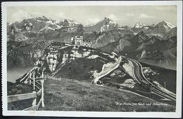 RIGI KULM mit Tödi und Scheerhorn - Bahn