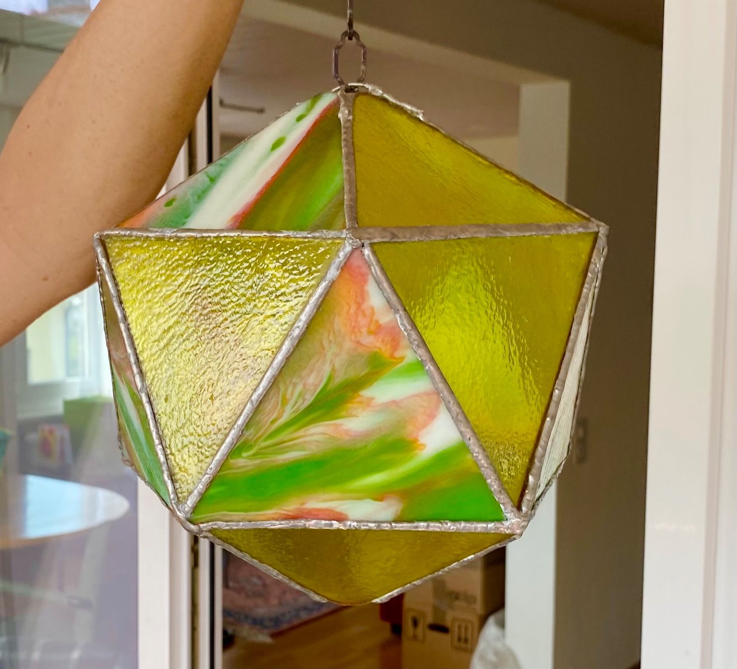 Tiffany & Co. Tutte le decorazioni: Rhombus, handgefertigt, Tiffany Glas – Usato da Zollikofen venduto da Samsarah 1