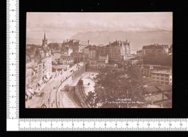Lausanne - Le Grand Pont et les Alpes