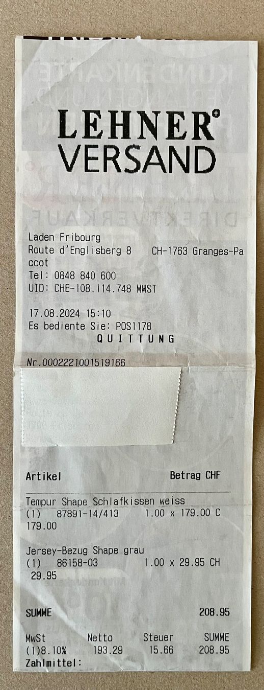 Tempur Cuscini: Kissen - Tempur Shape – Nuovo (secondo la descrizione) da Fribourg venduto da Kumpaan 4