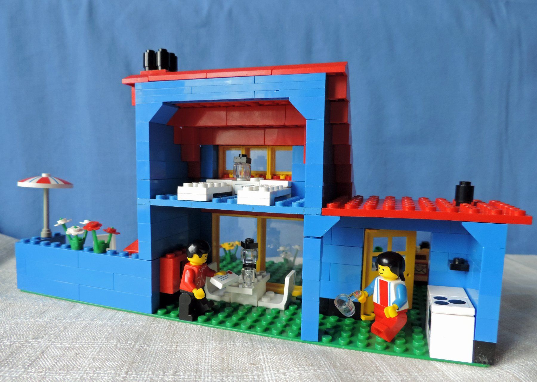 Lego Giocattoli: Stadthaus, Set 6372 (1982)  mit OBA – Usato da Burgdorf venduto da ursla50 4