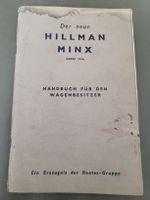 Handbuch Hillman Minx Serie IIIA Wagenbesitzer gebraucht