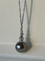 Collier in 18k Gold mit Tahitiperle NICHT EMHANCED