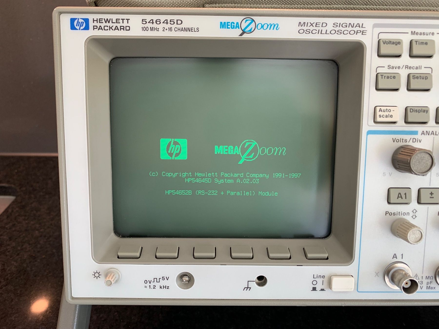 Hewlett Packard Misurare: HP HEWLET PACKARD 54645D - 100MHz – Usato da Schaffhausen venduto da Dimi83 1
