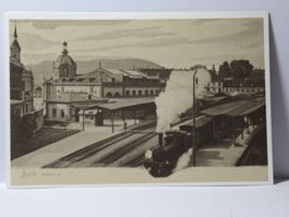 Bern , Bahnhof , Aufnahme um 1904 , Repro , siehe Rückseite