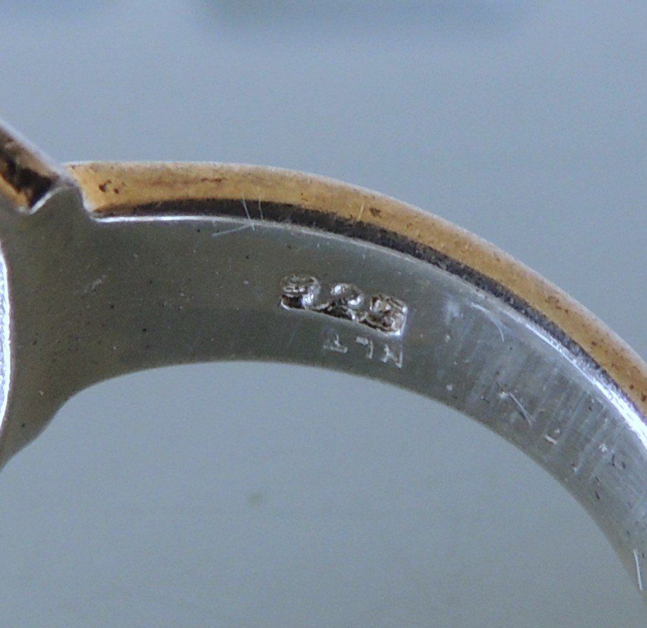 Anelli: Silber 925 Zirkonia Statement Fingerring Gr. 56 – Usato da Waldenburg venduto da schaller707 6