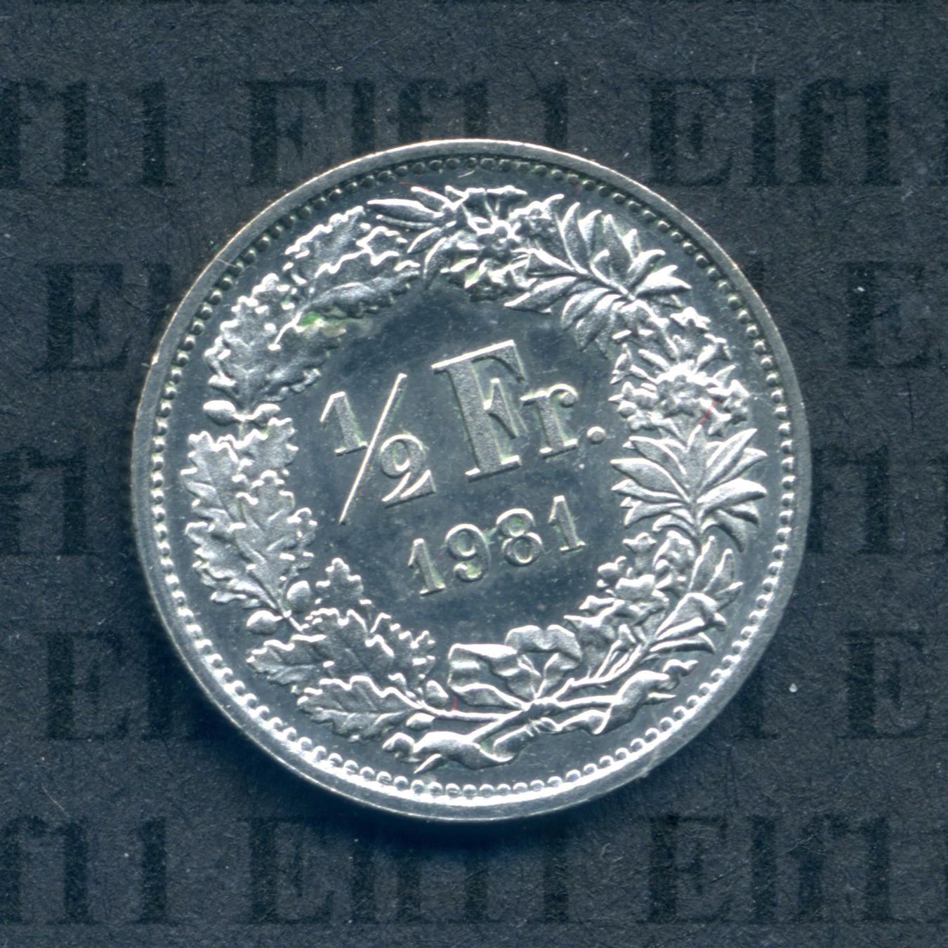 Tutti le monete: CHF___0.50 1981 -stgl 50 Rappen – Nuovo (secondo la descrizione) da Widnau venduto da Elf11