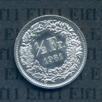 CHF___0.50 1981 -stgl 50 Rappen