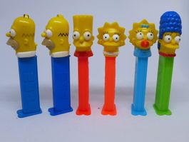 Die Simpsons PEZ Spender Set Konvolut guter Zustand