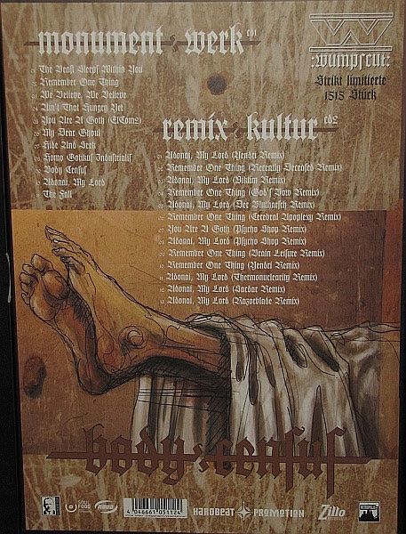 CD: :wumpscut: – Body Census Box (cd) – Usato da steckborn venduto da veckot 1