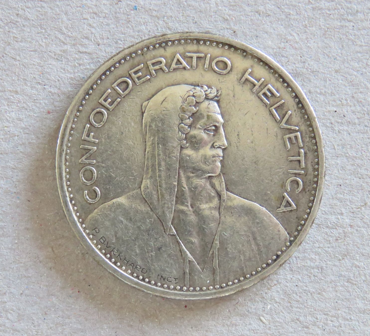 Tutti le monete: 5.- Fr.  1935, Silber – Usato da Kreuzlingen venduto da Koi4 1