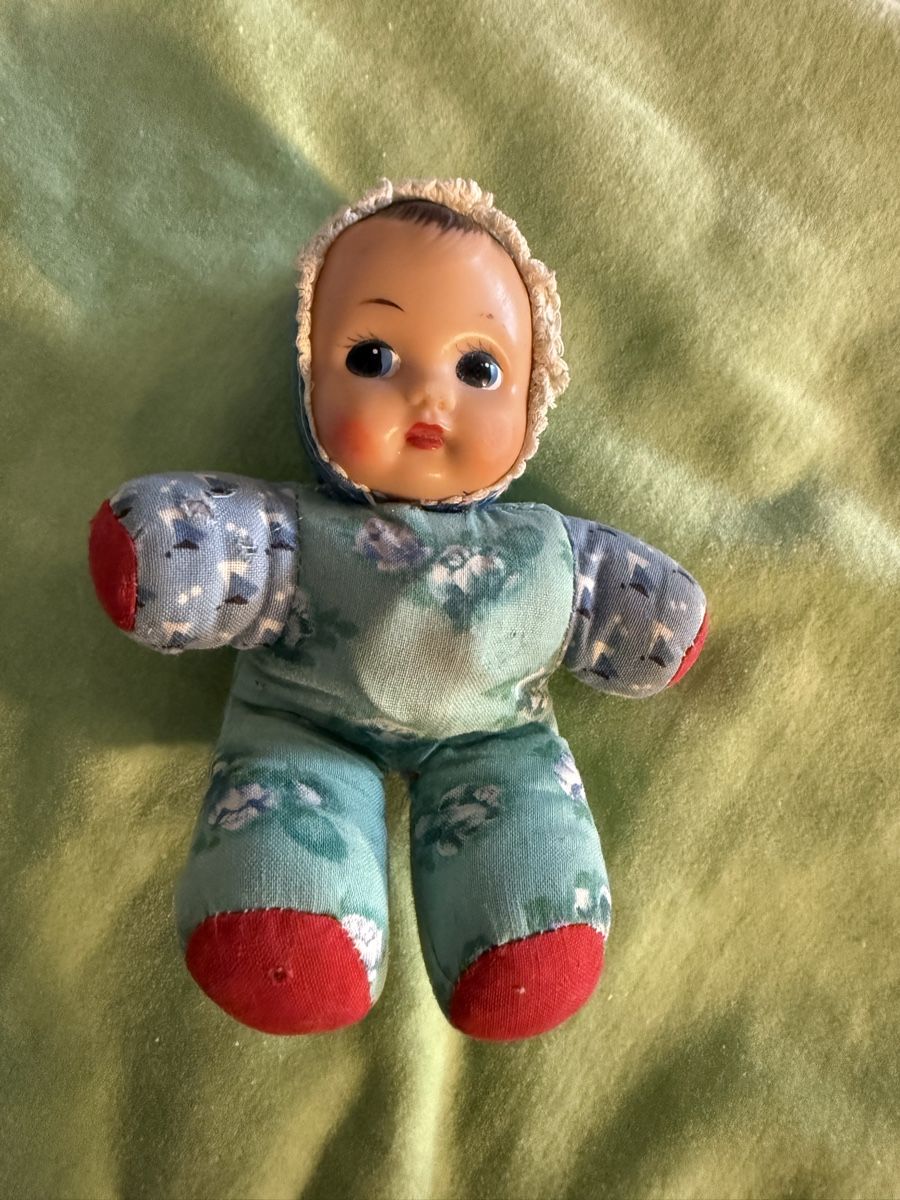 Bambole: Vintage Puppe Stoff 15 cm – Usato da Birsfelden venduto da Soulseeker