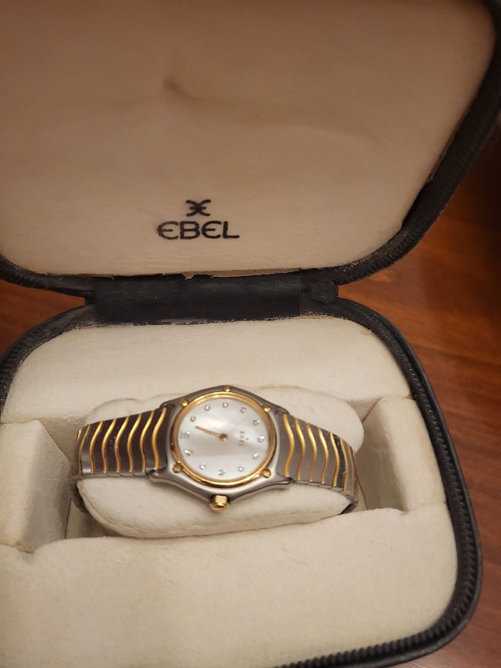 Ebel Uhren: Ebel Wave dames, acier/or, avec diamants, comme neuve! – Neu (gemäss Beschreibung) aus Veyrier von sfr_hr8d