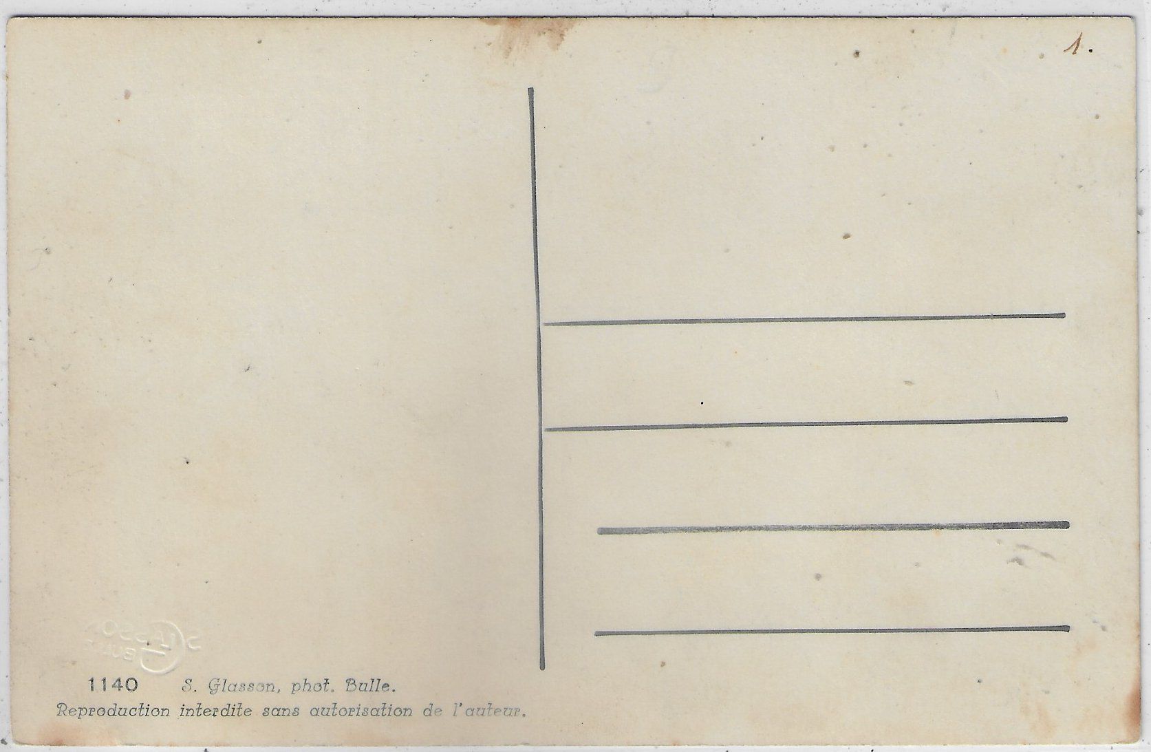 Cartoline postali: Les Sciernes – Usato da Ettingen venduto da Kartenplanet 1