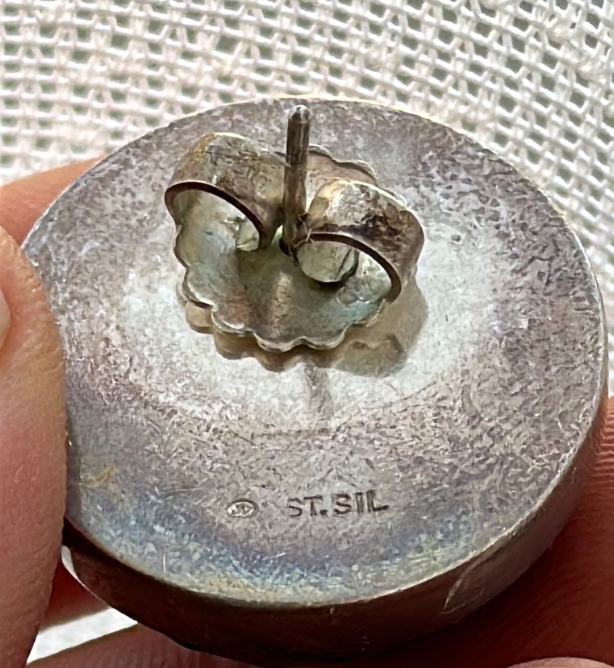Ohrringe & -stecker: Vintage-Ohrringe, Silber, hoch geformte Cabochons – Gebraucht aus Affoltern am Albis von Sveta75 4