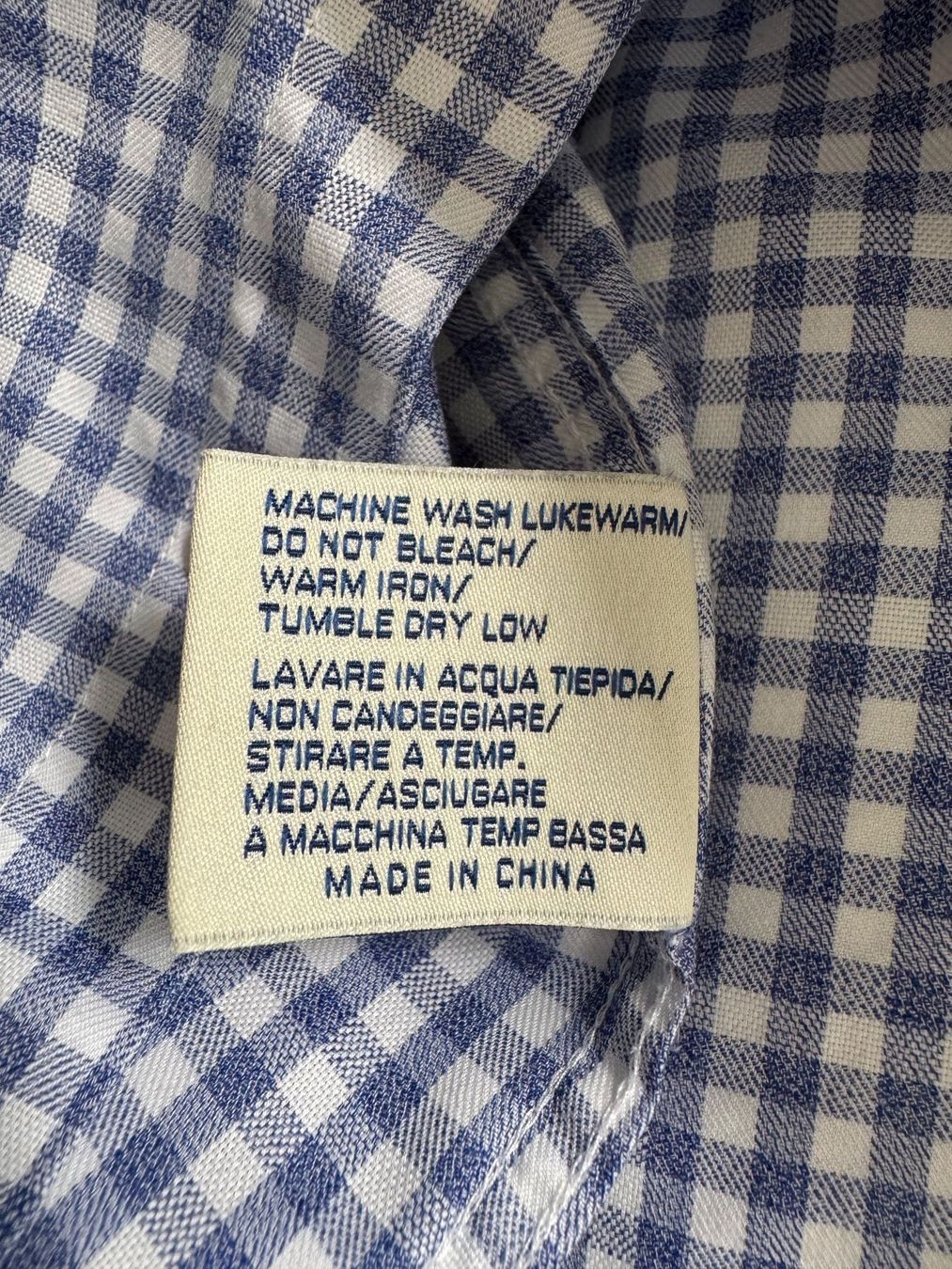Chemise BOGGI MILANO à Carreaux - Taille S (petite), Coupe Custom Fit, Occasion Très Bon état