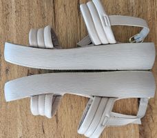 Plateau Sandalen Leder Beige Damen Grösse 40