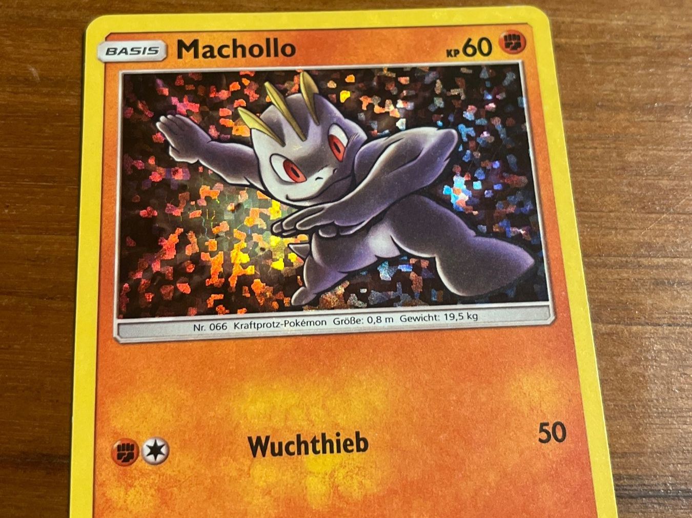 Machollo 6/12 McDonalds Pokemon Karte Card alt und selten (Gebraucht ...