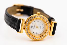 Montre de dame « Rivage » ronde dorée