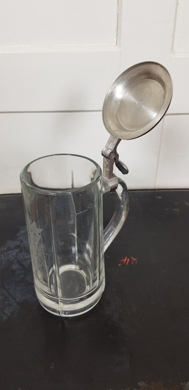 Feldschlösschen Verres: Bierhumpen mit Deckel, Feldschlössli – D'occasion à Uster par Astral 5