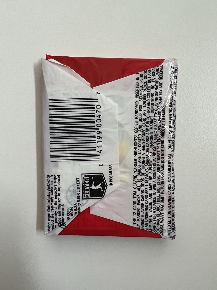 Karten: SEALED Baseball Fleer '93 Karten – Neu und originalverpackt aus Schönenbuch von retrohunter 1