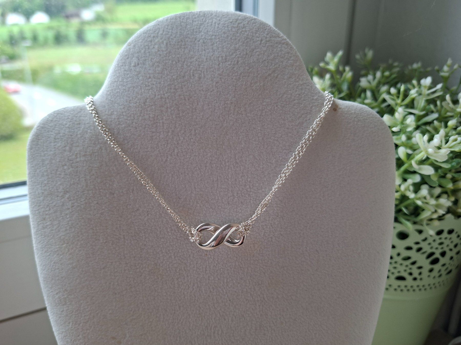 Tiffany & Co. Catenine: TIFFANY & Co. Infinity Double Chain Necklace silver 925! – Usato da Goldach venduto da mamakotzi
