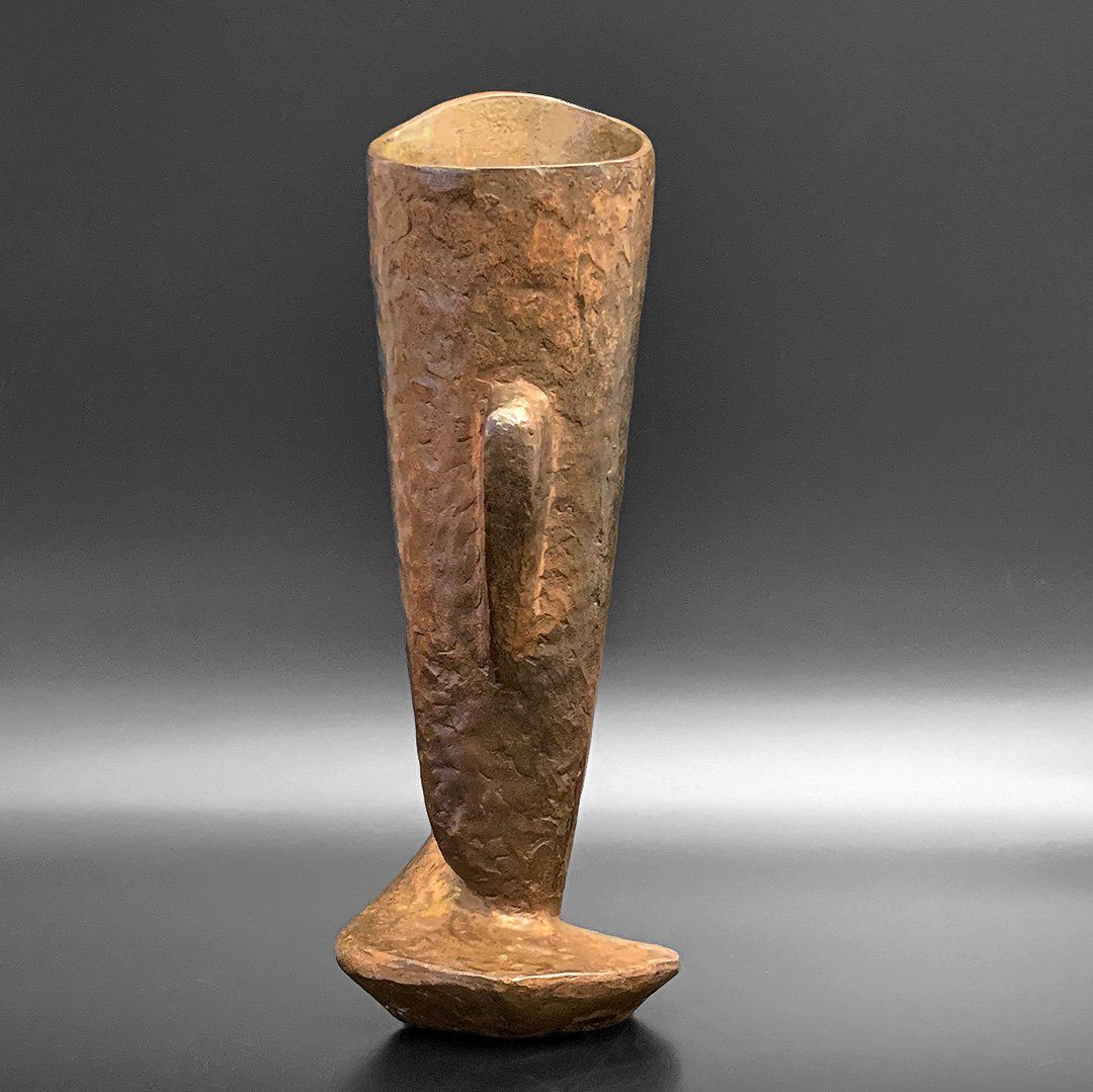 Sculture & Statue: Anthroposophische Bronze Vase / Skulptur – Usato da Luzern venduto da Eukalyptus 3