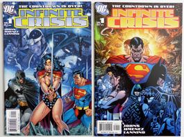 INFINITE CRISIS #1 + VARIANT 🔑 KEY DEATH PHANTOM LADY 2005