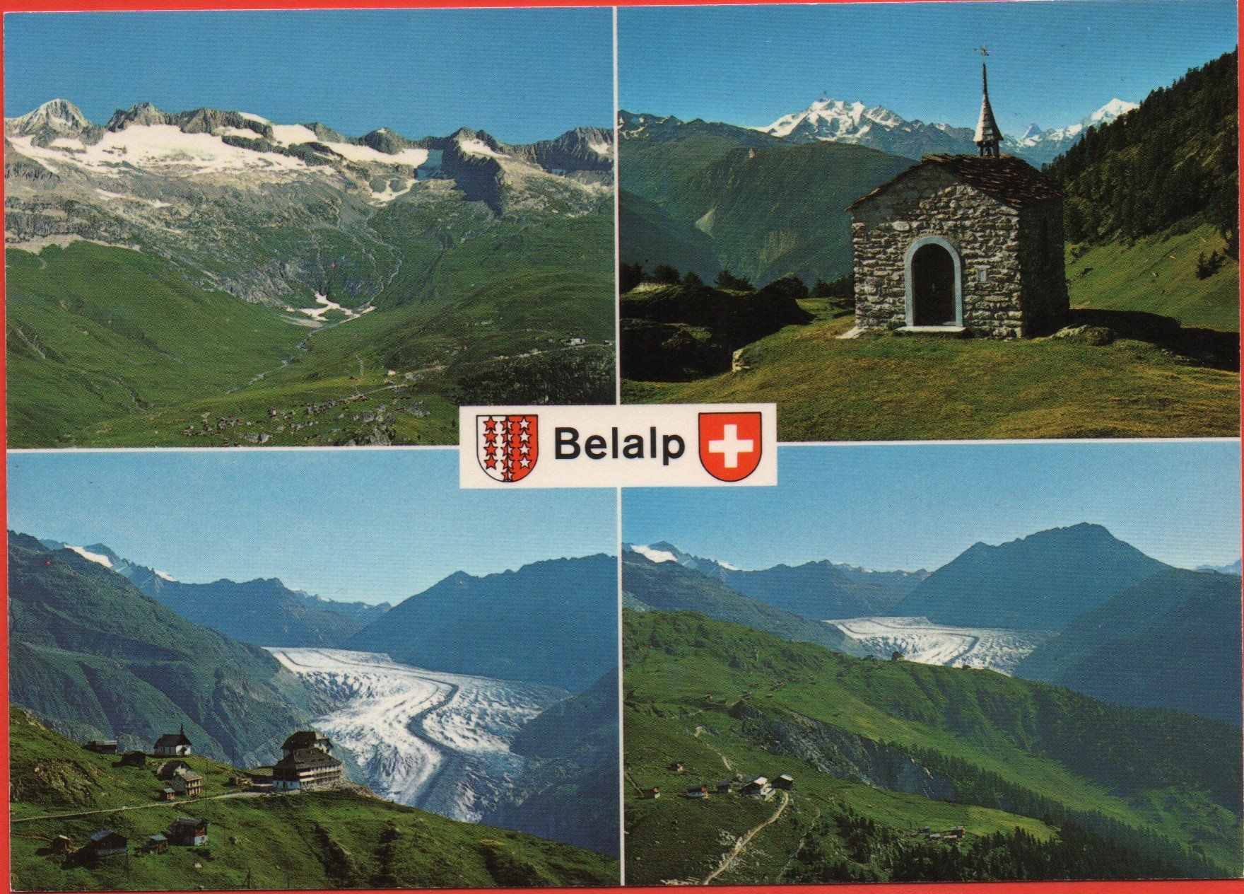 Cartoline postali: BELALP Der Grosse Aletschgletscher – Nuovo (secondo la descrizione) da Jona venduto da philajona