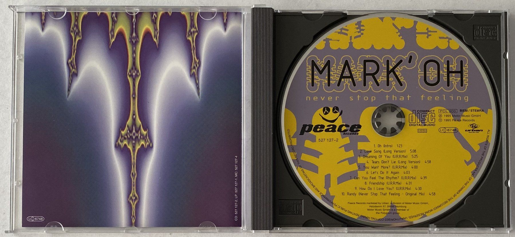 CDs: Mark' Oh, Never Stop That Feeling – Gebraucht aus Flums von Asquillo 2