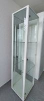 Glas Vitrine weiss