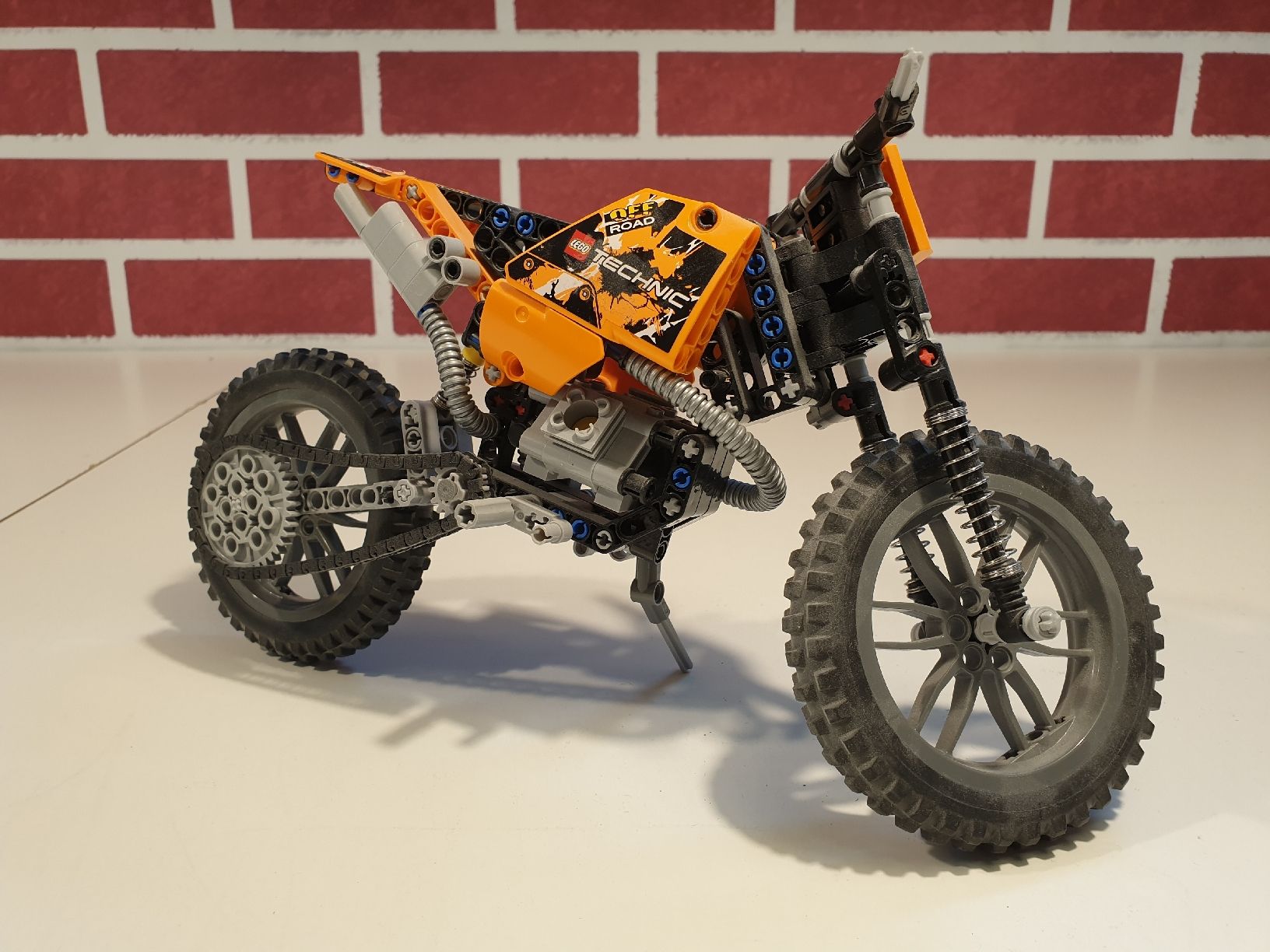Lego Giocattoli: LEGO Technic Motorrad, Modell 42007 – Usato da Herisau venduto da Musikfestival 1