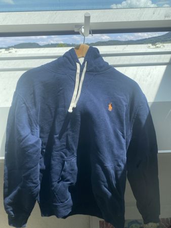 Polo Ralph Lauren Hoodie Gr. S Dunkelblau mit Fohlen-Logo fü