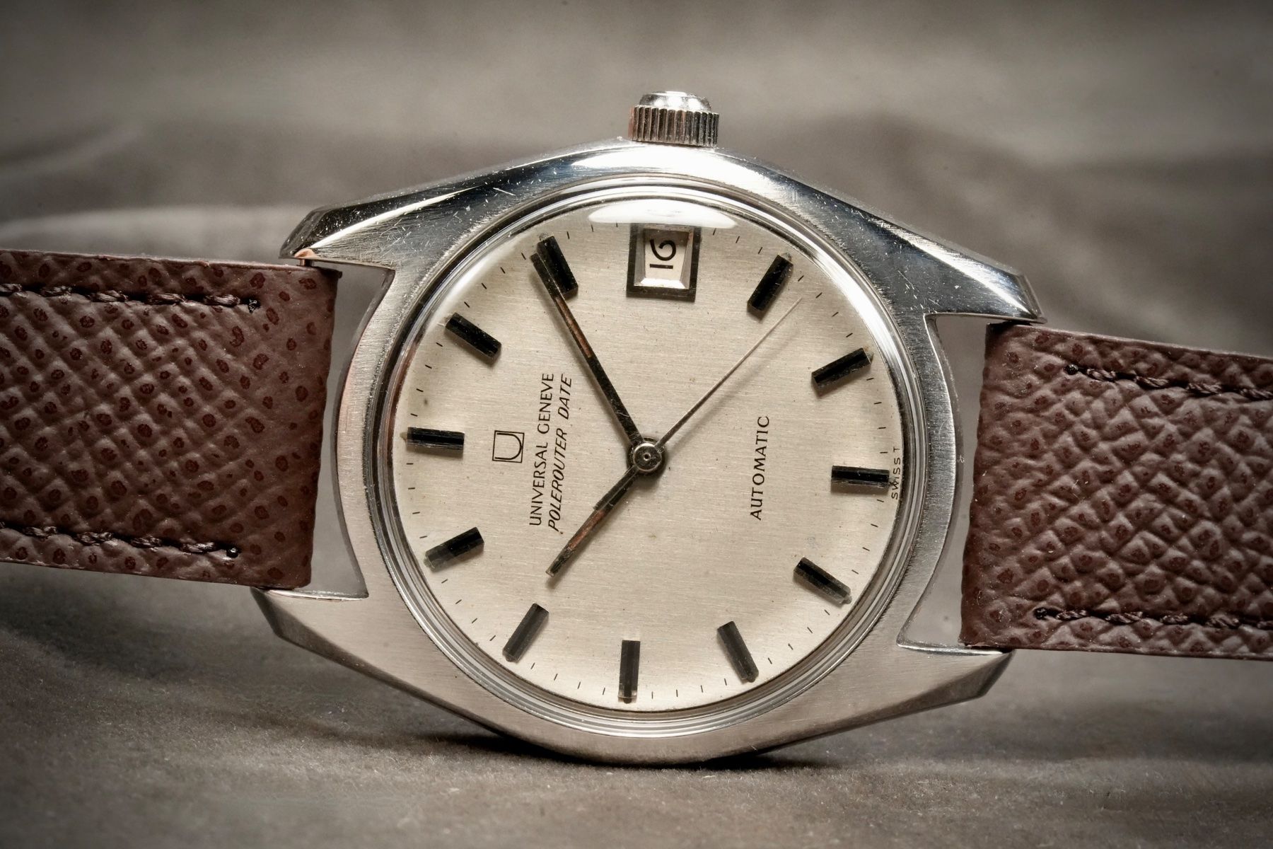 Universal Genève Uhren: Universal Geneve - Polerouter Date Ref. 869115 / 05 – Gebraucht aus Morcote von chronoservice 9