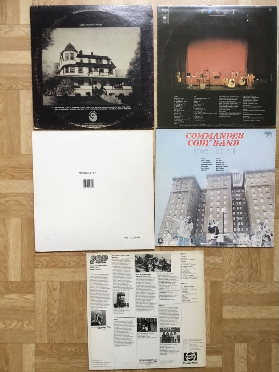 Schallplatten: Tarot, Pop, Commander Cody, Rhinestones, Deep Purple – Gebraucht aus Kreuzlingen von Schuggerman 1