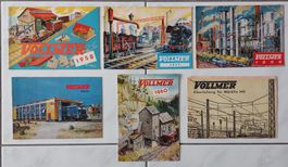 5 Stk. Vollmer H0 Kataloge Zubehör Eisenbahn
