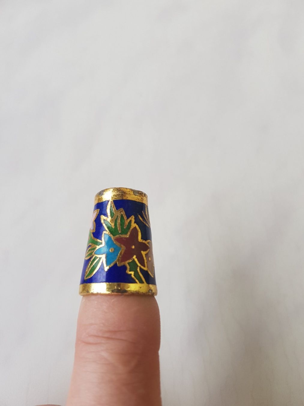 Fingerhüte: Antike Cloisonné Fingerhut – Gebraucht aus Lengnau BE von Mango888 3