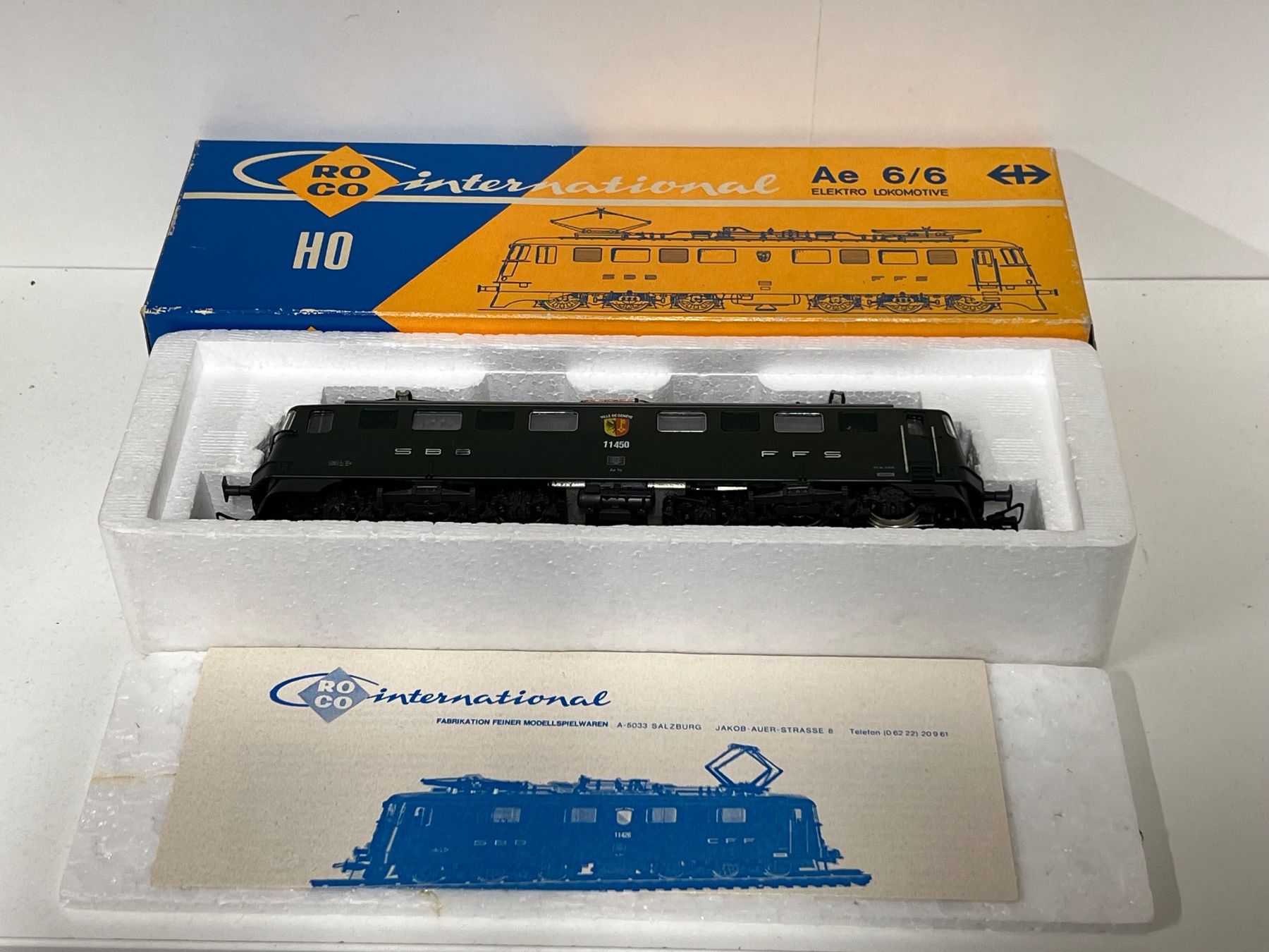 Roco Modelleisenbahnen: Roco 4195 H0 SBB Ae 6/6  DC Analog – Gebraucht aus Neuenhof von ludovicco 7