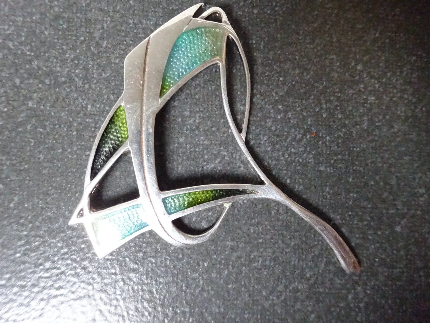 Ciondoli: Silber Anhänger / Ginko Blatt – Usato da Esslingen venduto da FetteSchnecke 2