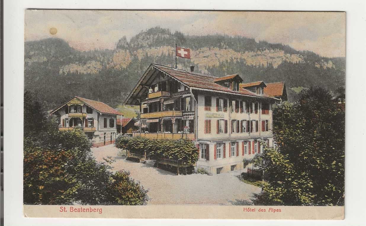 Cartoline postali: St. Beatenberg, 1908 – Usato da Spiez venduto da Niesen20