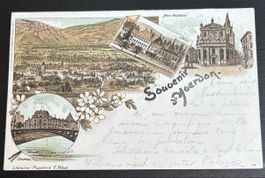 Souvenir d Yverdon Litho 
