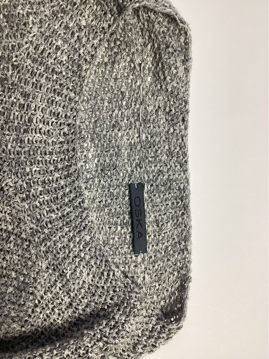 Oska Maglioni & Felpe: OSKA Leinenpullover, Grau Melange, Grösse 1, – Usato da Lenzburg venduto da dbr_hf8w 1