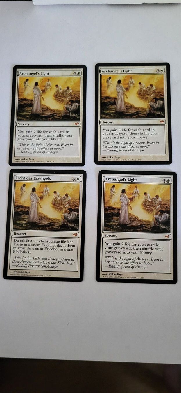 Magic The Gathering Sammelbilder & Trading cards: MTG - Archangels Light – Gebraucht aus Münsingen von Heroism2010