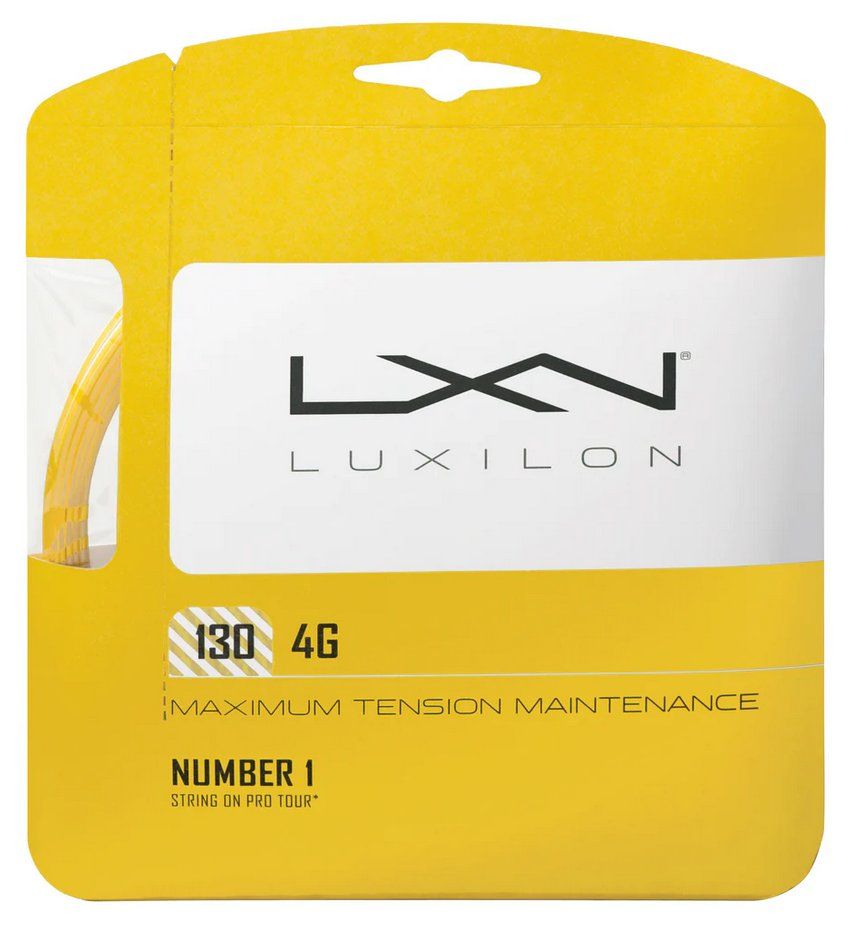 Racchette: Luxilon 4G Saitenset 12,2m-Gelb – Nuovo e nell'imballaggio originale da Nussbaumen AG venduto da cc350