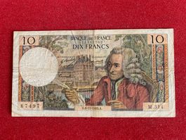 FRANCE - 10 Francs 6.11.1969 VOLTAIRE - Gebraucht / Usagé